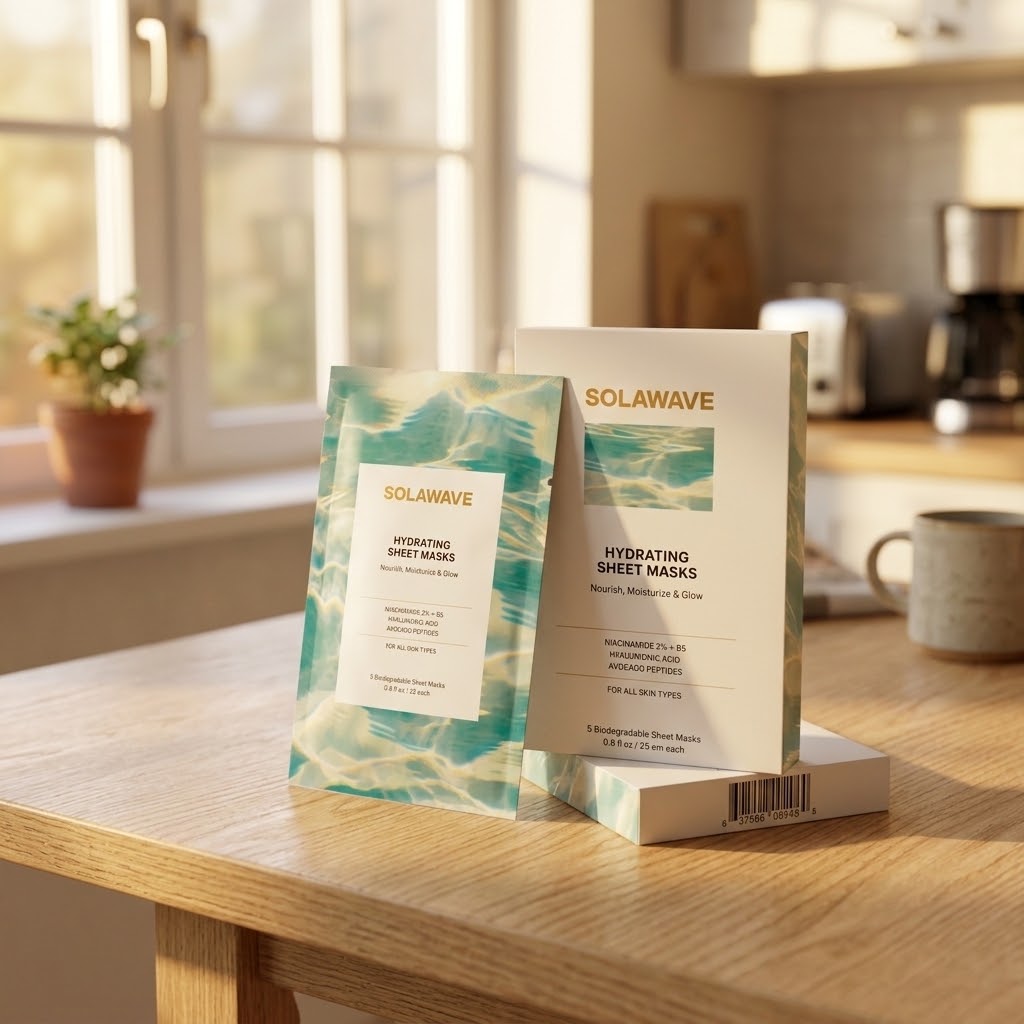 Solawave hydrating sheet mask (4 Pack)