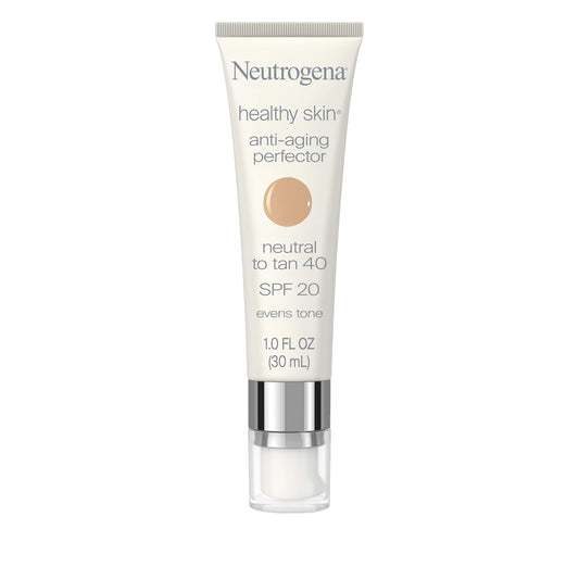 Neutrogena anti-aging perfector bottle on a white background