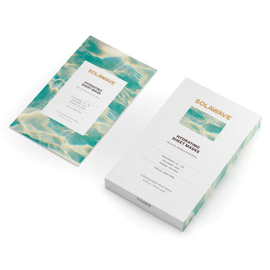 Solawave hydrating sheet mask (4 Pack)